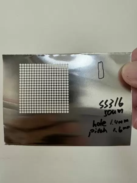 Waterjet Laser Stainless Steel Drilling